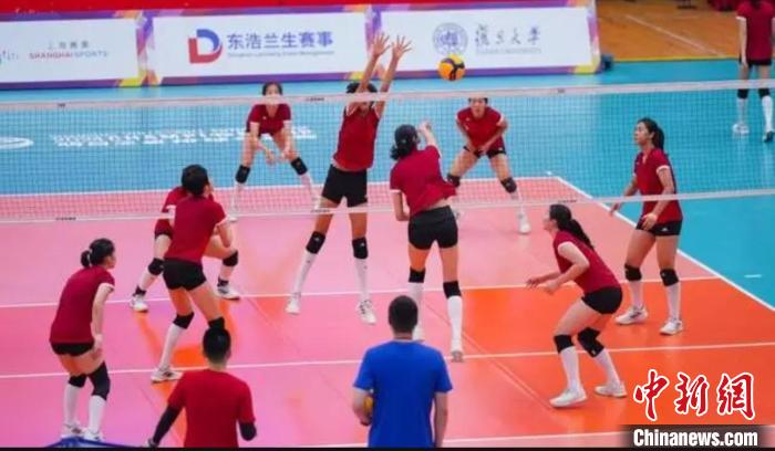 八支国际青年女子排球队参与2024上海明日之星排
