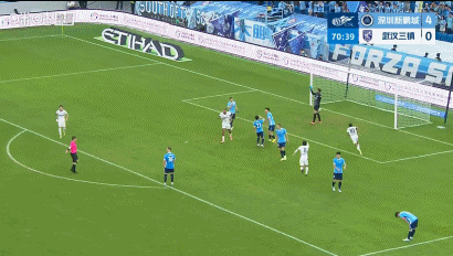 深圳新鹏城5-2大胜武汉三镇，韦斯利、本科维奇